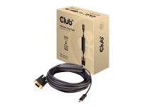 Club 3D – Adapterkabel – USB-C han til HD-15 (VGA) han – 5 m – aktiv
