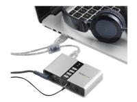Bilde av Startech.com 7.1 Usb Sound Card - External Sound Card For Laptop With Spdif Digital Audio - Sound Card For Pc - Silver (icusbaudio7d) - Lydkort - 48 Khz - 7.1 - Usb 2.0 - For P/n: Mu15mms, Mu6mms