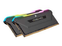 CORSAIR Vengeance RGB PRO SL – DDR4 – sats – 16 GB: 2 x 8 GB – DIMM 288-pin – 3200 MHz / PC4-25600 – CL16 – 1.35 V – ej buffrad – icke ECC – svart