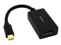 StarTech.com Mini DisplayPort till HDMI-adapter - mDP till HDMI videokonverterare - 1080p - Mini DP eller Thunderbolt 1/2 Mac/PC till HDMI-skärm/monitor/TV - Passiv mDP 1.2 till HDMI adapterdongel - Videokort - Mini DisplayPort hane till HDMI hona - 