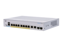 Bilde av Cisco Business 250 Series Cbs250-8fp-e-2g - Switch - L3 - Smart - 8 X 10/100/1000 (poe+) + 2 X Kombo-sfp - Rackmonterbar - Poe+ (120 W)