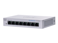 Cisco Business 110 Series 110-8T-D - Switch - ikke administreret - 8 x 10/100/1000 - desktop, væg-monterbar - DC strøm PC tilbehør - Nettverk - Switcher