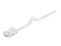 MicroConnect – Nätverkskabel – RJ-45 (hane) till RJ-45 (hane) – 5 m – UTP – CAT 6 – halogenfri formpressad tvinnad platt – vit