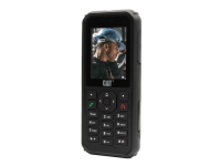 CAT B40 – 4G-telefon – dual-SIM – RAM 128 MB / Internminne 64 MB – microSD-kortplats – 320 x 240 pixlar – bakre kamera 2 MP – svart