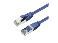 MicroConnect – Patch-kabel – RJ-45 (hane) till RJ-45 (hane) – 2 m – S/FTP – CAT 6a – startad halogenfri formpressad rund hakfri – blå