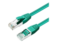 MicroConnect – Patch-kabel – RJ-45 (hane) till RJ-45 (hane) – 50 cm – 6 mm – S/FTP – CAT 6a – halogenfri inomhus formpressad rund hakfri – grön