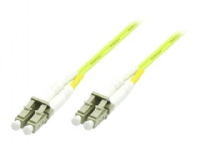 MicroConnect - Nätverkskabel - LC/UPC-multiläge (hane) till LC/UPC-multiläge (hane) - 3 m - 2 mm - fiberoptisk - duplex - 50/125 mikron - OM5 - halogenfri - limegrön