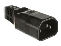 MicroConnect – Strøm-konnektor – IEC 60320 C14 – AC 250 V – 10 A – sort