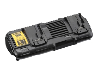 DeWALT XR – Batteriladdare – 2 x batterier laddas – 4 A – för 20V MAX* Compact XR  20V MAX* Premium XR  XR DCB125 DCB182 DCB184 DCB187-XJ