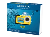 Easypix Aquapix W3048 Edge - Digitalkamera - kompakt - 13.0 MP / 48 MP (interpolert) - 4K / 10 fps - under vannet inntil 3 m - gul Foto og video - Digitale kameraer - Kompakt