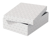Esselte - Gaveeske - medium - 36 cm x 26.5 cm x 10 cm - hvit - pakke av 3 Arkivering - Arkiv bokser / Mapper - Oppbevaringsbokser