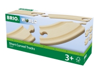 BRIO World - Short Curved Tracks for Railway Leker - Radiostyrt - Racerbaner