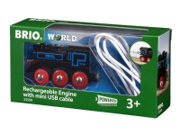 BRIO 33599 Rechargeable Engine with mini USB cable