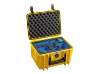 B&W outdoor.case Type 2000 - Hard eske for aksjonskamera / tilbehør - polypropylen - gul Foto og video - Vesker - Kompakt