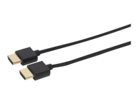 MicroConnect – Hög hastighet – HDMI-kabel med Ethernet – HDMI hane till HDMI hane – 3 m – svart – Dolby TrueHD-support 4K60 Hz (4096 x 2160) stöd