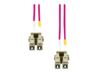 ProXtend – Patch-kabel – LC/UPC-multiläge (hane) till LC/UPC-multiläge (hane) – 2.5 m – 2 mm – fiberoptisk – duplex – 125 mikron – OM4 – halogenfri – violett