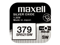 MAXELL knappcellsbatteri – 1 st – 379 / SR521SW – 1,55V