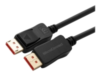 MicroConnect – DisplayPort-kabel – DisplayPort (hane) spärrad till DisplayPort (hane) spärrad – DisplayPort 1.4 – 50 cm – 8K60 Hz (7680 x 4320) stöd – svart