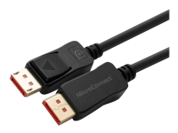 MicroConnect - DisplayPort-kabel - DisplayPort (hann) låst til DisplayPort (hann) låst - DisplayPort 1.4 - 1.5 m - 8 K 60 Hz (7680 x 4320) støtte - svart PC tilbehør - Kabler og adaptere - Videokabler og adaptere