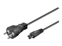 Bilde av Microconnect - Strømkabel - Type K (hann) Til Iec 60320 C5 - Ac 250 V - 2.5 A - 50 Cm - Svart