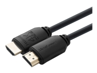 MicroConnect - Ultra High Speed - HDMI-kabel med Ethernet - HDMI hann til HDMI hann - 7.5 m - trippel beskyttelse - svart - støtte for Dolby DTS-HD Master Audio, støtte for Dolby TrueHD, 4 K 60 Hz (4096 x 2160) støtte PC tilbehør - Kabler og adaptere - Vi