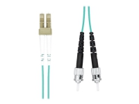 ProXtend – Patch-kabel – LC/UPC-multiläge (hane) till ST/UPC-multiläge (hane) – 0.5 m – 2 mm – fiberoptisk – duplex – 125 mikron – OM3 – halogenfri – havsblå