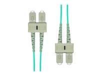 ProXtend – Patch-kabel – SC/UPC-multiläge (hane) till SC/UPC-multiläge (hane) – 1 m – 2 mm – fiberoptisk – duplex – 125 mikron – OM3 – halogenfri – havsblå