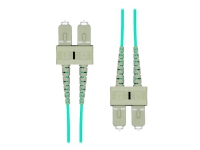 ProXtend – Patch-kabel – SC/UPC-multiläge (hane) till SC/UPC-multiläge (hane) – 5 m – 2 mm – fiberoptisk – duplex – 125 mikron – OM3 – halogenfri – havsblå