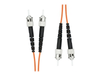 ProXtend – Patch-kabel – ST/UPC-multiläge (hane) till ST/UPC-multiläge (hane) – 1 m – 2 mm – fiberoptisk – duplex – 125 mikron – OM1 – halogenfri – orange