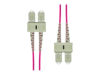 ProXtend – Patch-kabel – SC/UPC-multiläge (hane) till SC/UPC-multiläge (hane) – 2 m – 2 mm – fiberoptisk – duplex – 125 mikron – OM4 – halogenfri – violett