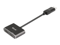 Club 3D - Video adapter - DisplayPort (hann) til HDMI, DisplayPort, Micro-USB type B (kun strøm) (hunn) - DisplayPort 1.4 - 20 cm - USB-strøm, støtte for 4K 60 Hz (3840 x 2160)