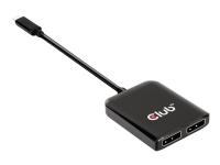 Club 3D - Video adapter - 24 pin USB-C hann til DisplayPort hunn - 20 cm - 4K 60Hz støtte PC tilbehør - Kabler og adaptere - Adaptere