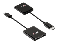 Bilde av Club 3d Csv-7200 - Video/lyd-splitter - 2 X Displayport - Stasjonær