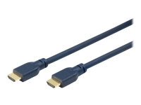 MicroConnect Premium – Hög hastighet – HDMI-kabel med Ethernet – HDMI hane till HDMI hane – 2 m – svart – Dolby TrueHD-support 4K60 Hz (4096 x 2160) stöd