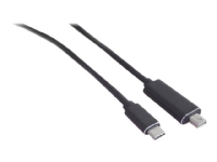 MicroConnect – DisplayPort-kabel – USB-C (hane) till Mini DisplayPort (hane) – 3 m – 4K60Hz (3840 x 2160) stöd – svart