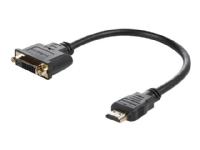 MicroConnect – Videokort – dubbel länk – DVI-D hona till HDMI hane – 15 cm – svart – passiv 1080p stöd 60 Hz