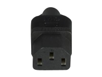 Bilde av Microconnect - Strømkoblingsadapter - Iec 60320 C6 Til Iec 60320 C13 - Svart