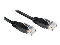 MicroConnect – Nätverkskabel – RJ-45 (hane) till RJ-45 (hane) – 1 m – UTP – CAT 6 – svart