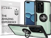 Alogy Phone case Alogy Clear Armor Ring Holder for Xiaomi Redmi Note 8 Pro universal Tele & GPS - Mobilt tilbehør - Deksler og vesker