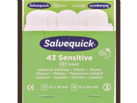 Plaster Salvequick Sensitive, non-woven, pakke a 6 sæt Klær og beskyttelse - Sikkerhetsutsyr - Førstehjelp