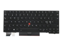 Primax – Ersättningstangentbord för bärbar dator – bakgrundsbelyst – QWERTY – Nordisk – svart – FRU – för ThinkPad A285  L13  L13 Yoga  X280  X390  X395