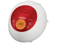 Cuckoo CR-0351F, Rice Cooker, White & Red, 0,54 L, Aluminium, LCD, 1,2 m cable Kjøkkenapparater - Kjøkkenmaskiner - Dampkoker & Riskoker