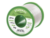 Stannol ZV16 Loddetin, blyfri Blyfri Sn99,3Cu0,7 1000 g 1 mm Føringsveier og feste - Lodding og tilbehør