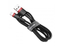 Baseus Cafule – Lightning-kabel – Lightning hane till USB hane – 1 m – svart röd – för Apple iPad/iPhone/iPod (Lightning)