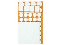 Top Tools Felt pads assorted white 106 pcs. – 98Z147