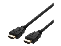 DELTACO - Ultra High Speed - HDMI-kabel - HDMI hann til HDMI hann - 3 m - skjermet - svart - 4K 120 Hz støtte, 8K 60Hz støtte PC tilbehør - Kabler og adaptere - Videokabler og adaptere