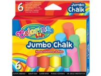 Patio Colored chalk Jumbo 6 pcs Colorino Kids 65818