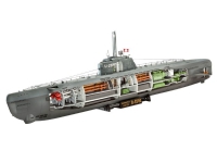 Revell U-Boot Typ XXI U 2540 &Interieur, Submarine model, Monteringssett, 1:144, U-Boot Typ XXI, Alle kjønn, Plast Hobby - Modellbygging - Diverse
