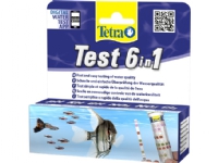 Tetra Test 6in1 Water test strip Chlorine (Cl2) Carbonate hardness (KH) General hardness (GH) Nitrate (NO3-) Nitrogen dioxide… 25 styck