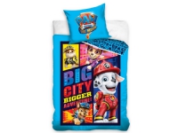 Paw Patrol The Movie ""'Big City"'"' Sengetøj 140 x 200 cm, 100 procent bomuld'